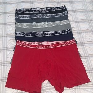 Calvin Klein Ultimate Comfort Boxer Briefs x5 Black, Red, Gray, Blue | Men’s XL